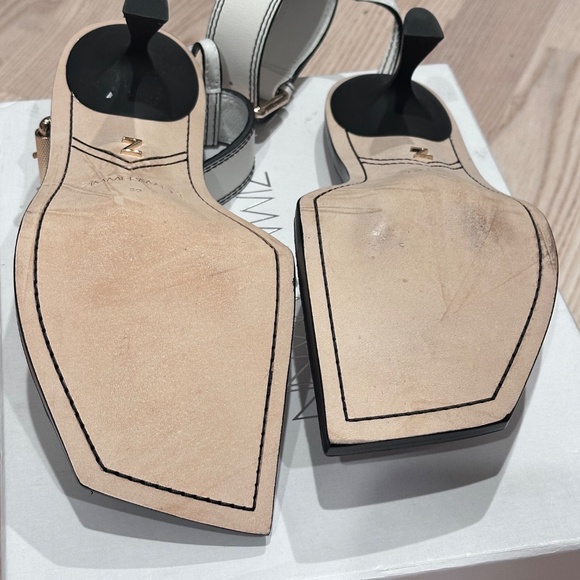 Zimmermann Leather and Canvas Ankle Strap Sandals - Picture 8 of 8